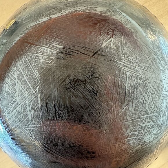 MichaelAram Butterfly Ginkgo Silver Stainless Steel Round Trinket Tray ONE PIECE - Picture 6 of 8